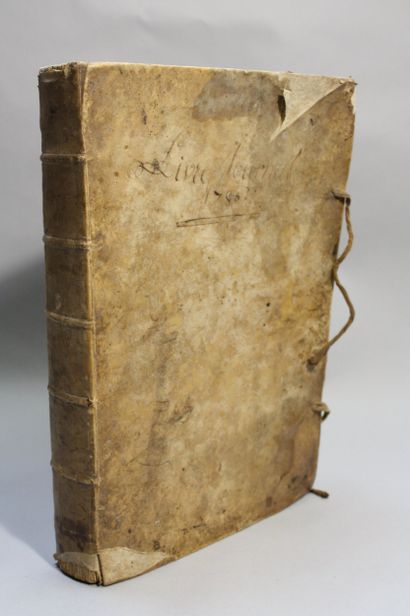 [AUBUSSON PENITENTS NOIRS]. Deux registres...