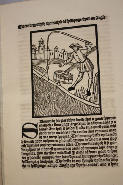 BERNERS (Juliana). A treatyse of fysshynge...
