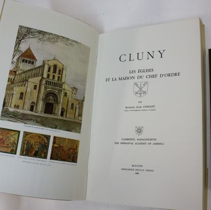 [CLUNY]. 3 volumes : 
CONANT (K. J.). Cluny...