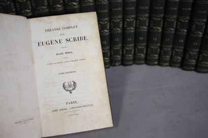 SCRIBE. Théâtre complet. 
P., Aimé André,...