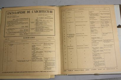 Encyclopédie de l’architecture. Tomes 7 à...