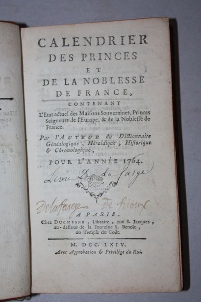 La France ecclésiastique, ou état présent...