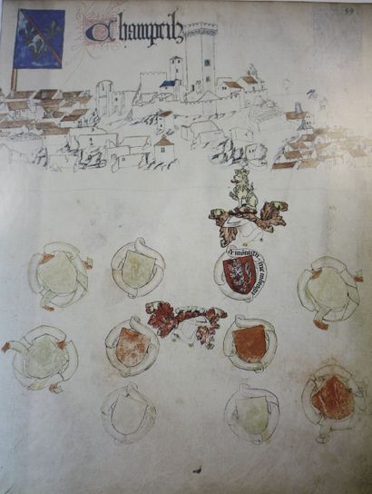 BOOS (Emmanuel de). L'armorial d'Auvergne,...