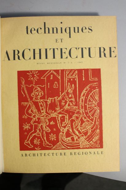 TECHNIQUE ET ARCHITECTURE. Revue mensuelle....