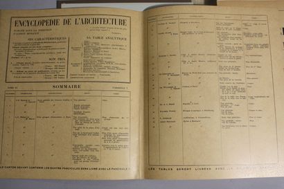 Encyclopédie de l’architecture. Tomes 7 à...