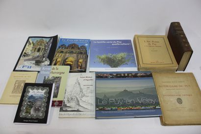[LE PUY EN VELAY]. 11 volumes dont : 
PASCAL,...
