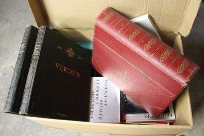 VARIA. 6 cartons de livres divers modernes,...