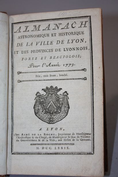 Almanach astronomique et historique de la...