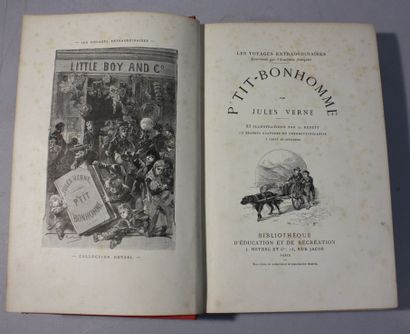 VERNE (Jules). P'tit Bonhomme. 
P, Hetzel,...