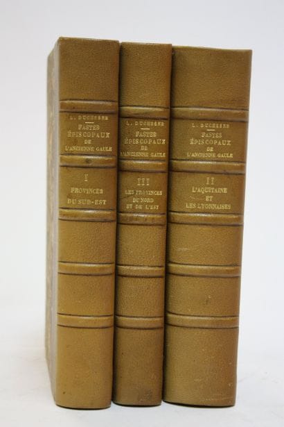 DUCHESNE (Louis). Fastes épiscopaux de l’ancienne...