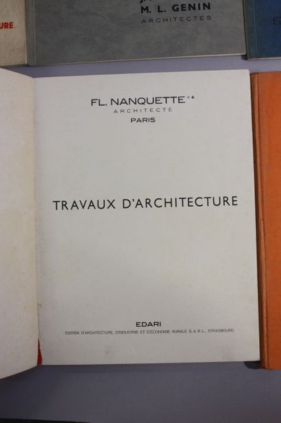 [MONOGRAPHIES D’ARCHITECTES]. 17 volumes...