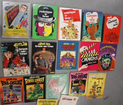 [BANDE DESSINEE] - GOTLIB. 17 volumes : 
Rubrique-à-brac,...