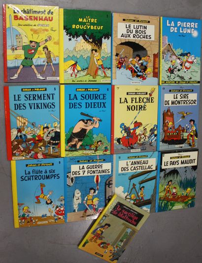 PEYO. Johan et Pirlouit. Tomes 1 à 13. 
Rééditions....