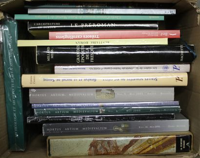 HISTOIRE ART ARCHEOLOGIE. 1 carton de livres...