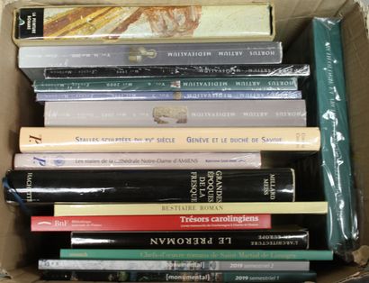 HISTOIRE ART ARCHEOLOGIE. 1 carton de livres...