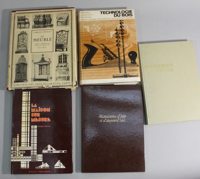 [BOIS]. 4 volumes : 
Menuisiers d’hier et...