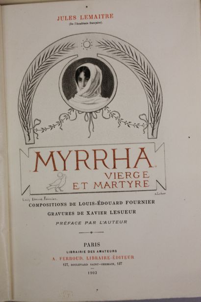 [ILLUSTRES MODERNES. 8 volumes : 
LORRAIN...