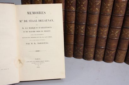 BARRIERE (F.). Bibliothèque des mémoires...