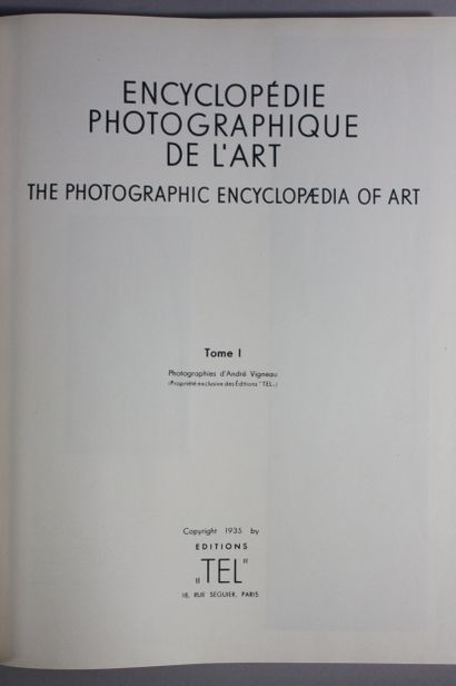 ENCYCLOPEDIE PHOTOGRAPHIQUE DE L’ART. Le...