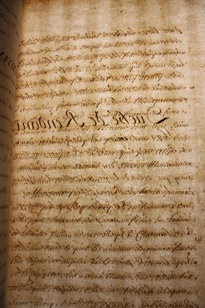 [LEFEVRE D’ORMESSON]. Mémoire sur l'état...
