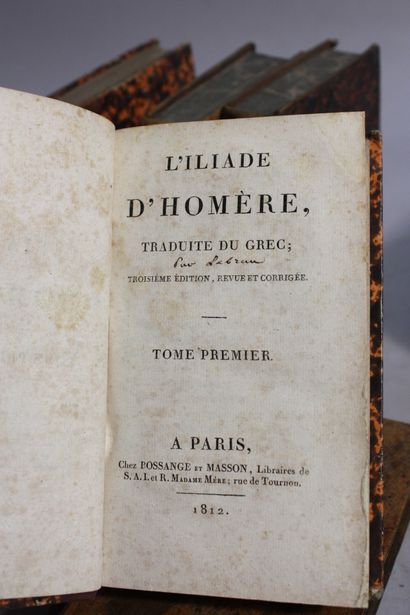 Lot de reliures du XIXe siècle. 11 volumes...