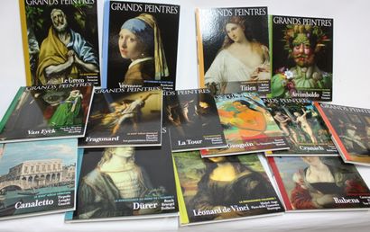 LES GRANDS PEINTRES. 15 volumes (Vermeer,...