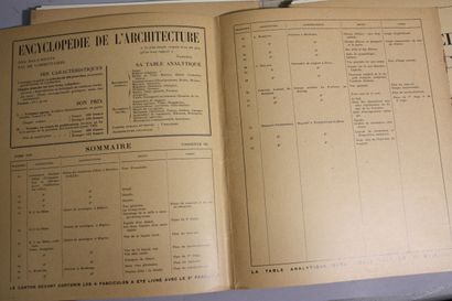Encyclopédie de l’architecture. Tomes 7 à...