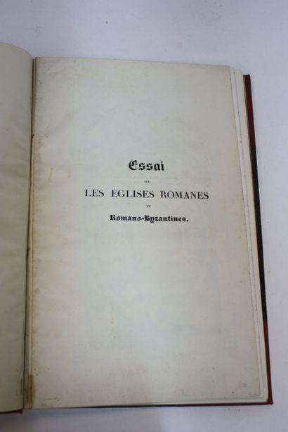 MALLAY (M.). Essai sur les églises romanes...