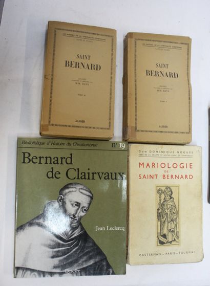 [SAINT BERNARD]. 13 volumes, dont : 
Œuvres...