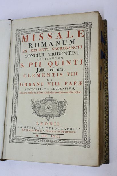 MISSELAE ROMANORUM ex decreto sacrosancti...