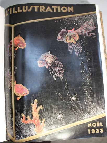 L’ILLUSTRATION. Numéros de Noel. 1926 à 1931...