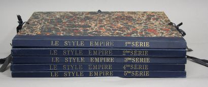 VACQUIER (J.). Le style empire. Mobilier,...