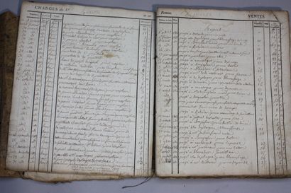 [AUBUSSON PENITENTS NOIRS]. Deux registres...