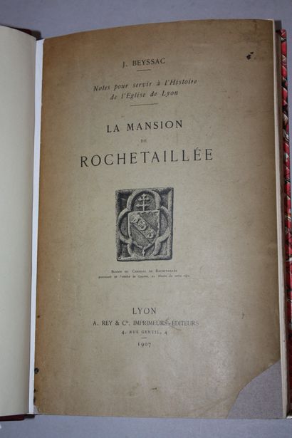 [LYON]. 
BEYSSAC (Jean). Notes pour servir...