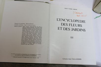 ENCYCLOPEDIE DES FLEURS ET DES JARDINS. Paris,...
