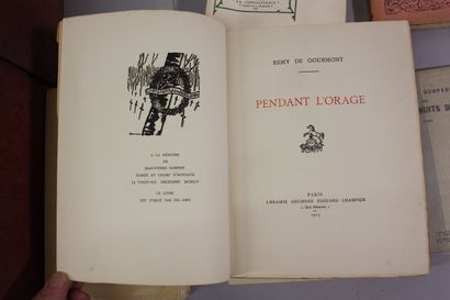 Littérature. Varia. 10 volumes, dont : GAVARNI...