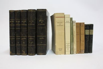 [SAINT BERNARD]. 13 volumes, dont : 
Œuvres...