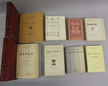 Littérature. Varia. 10 volumes, dont : GAVARNI...