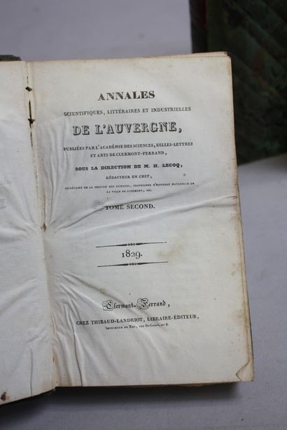 LECOQ (H.). Annales scientifiques, industrielles...