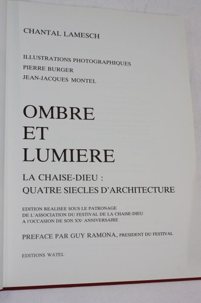 LA CHAISE-DIEU. 4 volumes. 
FAUCON. Notice...