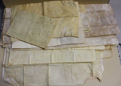 [ARCHIVES MANUSCRITES XVIe siècle]. Important...