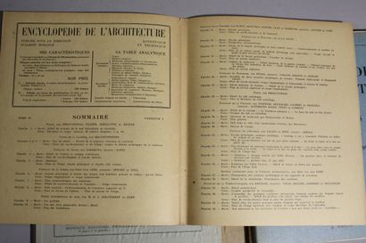 Encyclopédie de l’architecture. Tomes 7 à...