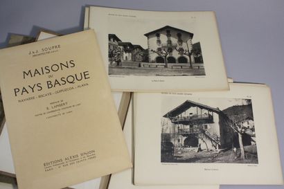 SOUPPRE (J. & J). Maisons du Pays basque.
Paris,...