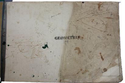 [MANUSCRIT] - FAURE (Michel). Cours de Géométrie,...