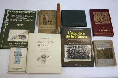[CHASSE]. 9 volumes divers, dont : La vénerie...