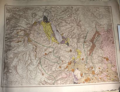 [AUVERGNE]. 2 cartes. 
Carte routière, cyclo-automobile...