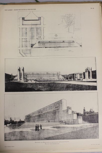 GARNIER (Tony). Les grands travaux de la...