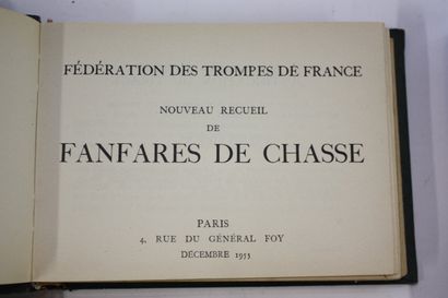 [CHASSE]. 9 volumes divers, dont : La vénerie...
