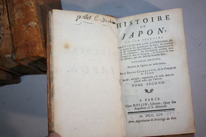 CHARLEVOIX. Histoire du japon. 
Paris, Rollin,...