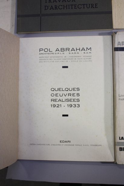 [MONOGRAPHIES D’ARCHITECTES]. 17 volumes...
